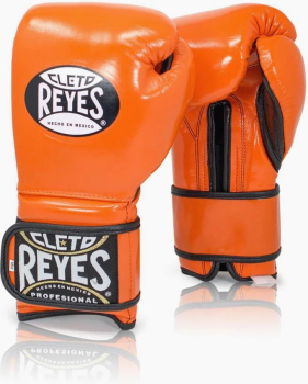 Guantes de boxeo Cleto Reyes "pro sparrring" verde/oro wbc
