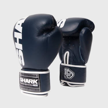 Guantes de boxeo shark boxing "polaris" azul marino