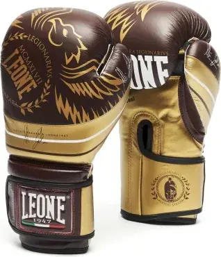 Guantes de boxeo Leone "legionarivs" by alessio sakara GN202 10 oz burdeos