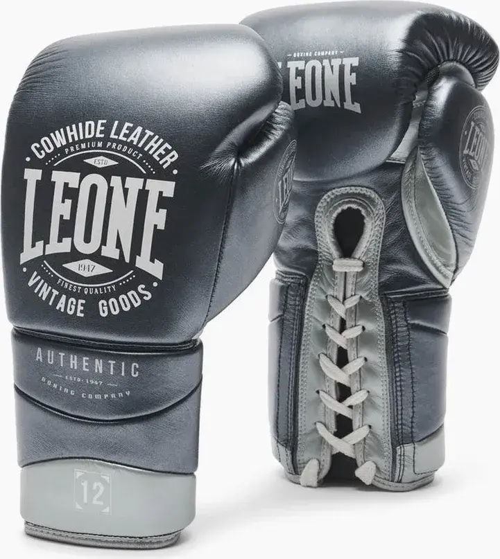 Guantes de boxeo Leone 1947 "authentic 2" blanco marfil GN116L