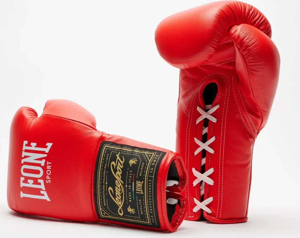 Guantes de boxeo Leone sport orlando clásico con cordones