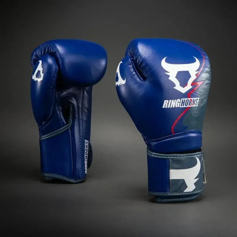 Guantes de boxeo ringhorn charger azul marino /