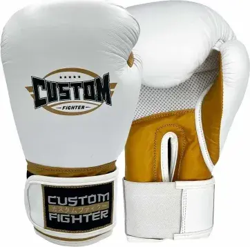 Guantes de boxeo custom fighter para sparring "golden"