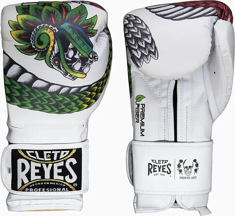 Guantes de boxeo Cleto Reyes fiber quetzalcoatl prison art