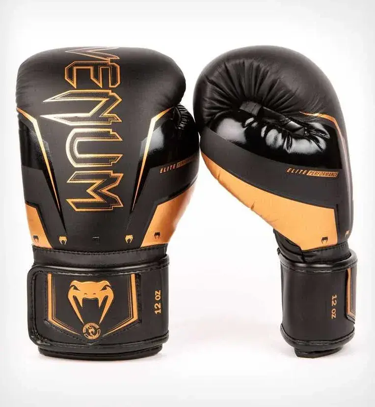 Guantes de boxeo Venum elite evo negro / bronce