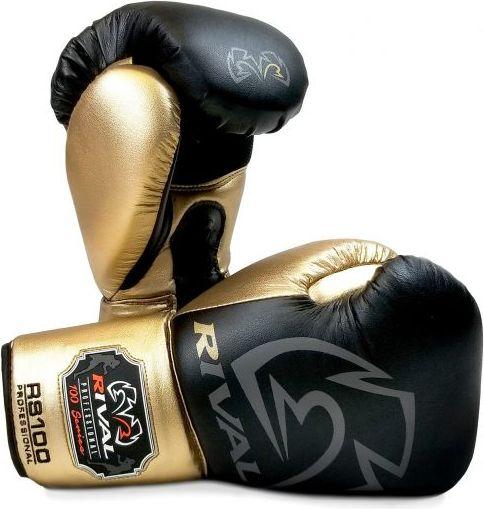 Guante de boxeo Rival RS100 sparring - Negro