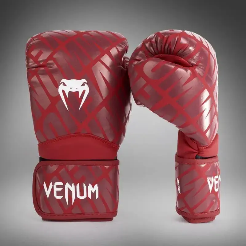 Guantes de boxeo Venum niños contender 1.5XT- blanco / burdeos