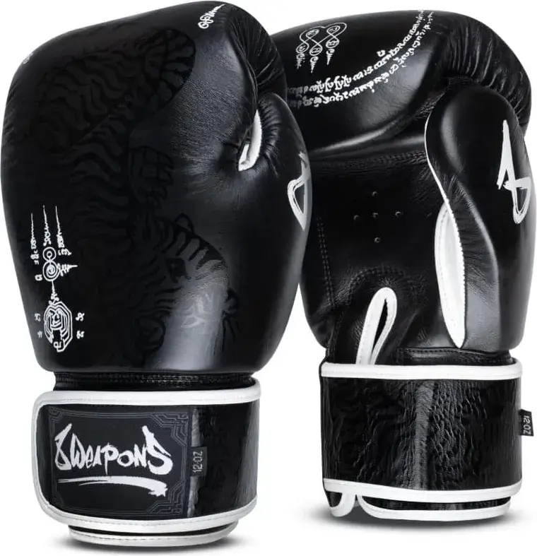 Guantes de boxeo 8 weapons sak yant big tiger - negro